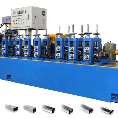 Automatic Steel ERW Pipe Mill Line Machine Square Tube Roll Forming