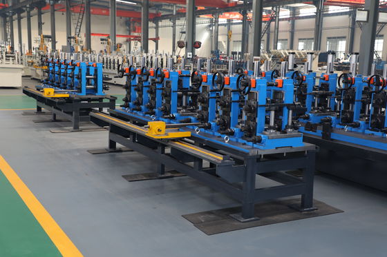 Cold Rolled Steel Strip Tube Mill Machine ZY16 Φ8-18mm HF Welded Pipe Making