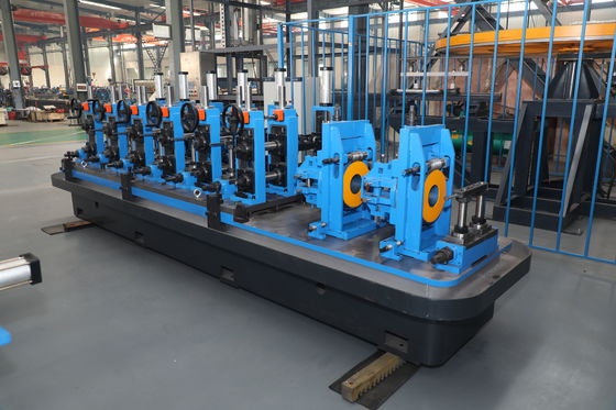7.6 - 16MM Roll Forming Line , Pipe Making Machine Galvanized Steel