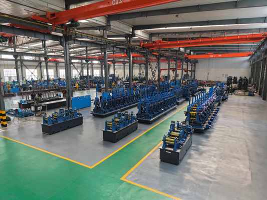 Low Alloy Tube Forming Machine For Square Tube Production 100 m / min