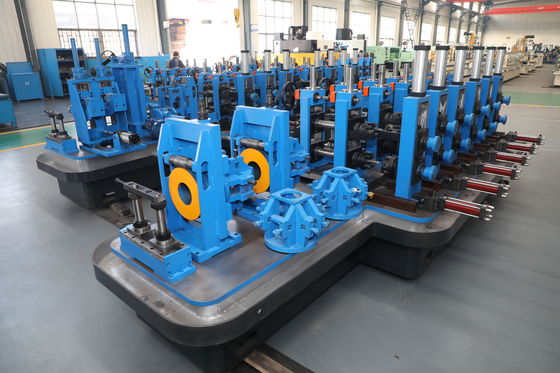 Cold Rolled Steel Strips Tube Making Machine With Online Finish