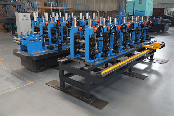 50.8 - 130mm Tube Forming Machine For Heat Exchanger Uncoiler