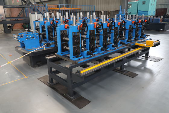 Galvanzied Steel Tube Making Machine With High Frequency Welding