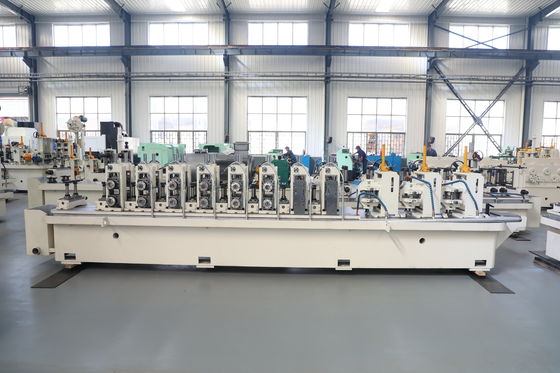 Hot Rolled Steel Tube Mill Machine , Roll Forming Machine For Construction