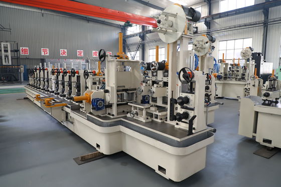 ZY20 Sizing Tube Mill Machine φ10-26mm Round Steel Pipe 6+6 Stand Turk Head 0.4-1.5mm 90m/min