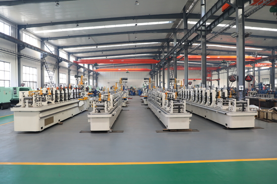 Steel Profile Tube Mill Machine For Gas Transportation Square Pipe