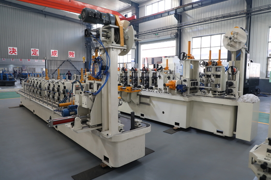 Steel Profile Tube Mill Machine For Gas Transportation Square Pipe