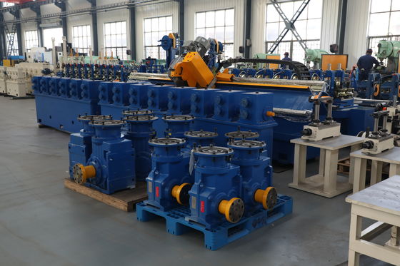 Five Stand Rough Forming Tube Mill Machine ZY16 Φ8-18mm HF Welded Steel Pipe
