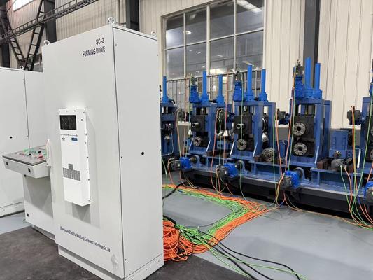 Flying Saw Tube Forming Machine 2 Inch Steel Round Pipe Section Pipe