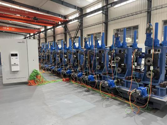 ZY20 Furniture Tube Mill Machine φ10-26mm Small Diameter Steel Pipe 0.4-1.5mm 90m/min HF Welding Line