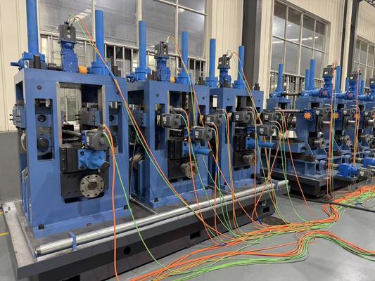 Hot Rolled Steel Strips Pipe Mill , Steel Pipe Making Machine