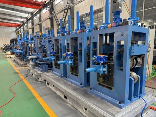 ZY20 Furniture Tube Mill Machine φ10-26mm Small Diameter Steel Pipe 0.4-1.5mm 90m/min HF Welding Line