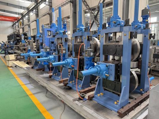 ZY20 HF Welding Tube Mill Machine φ10-26mm Round Steel Pipe 0.4-1.5mm 100kW Solid State Line