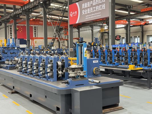 Double Radius Forming Rollers Tube Mill Machine ZY16 Φ8-18mm HF Welded Pipe