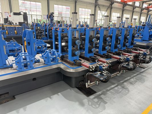ZY20 Galvanized Tube Mill Machine φ10-26mm Round Steel Pipe 0.4-1.5mm 90m/min HF Welding Line