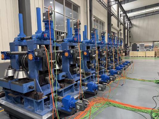 ZY20 Quick Change Tube Mill Machine φ10-26mm Round Steel Pipe Side Pull Roll 0.4-1.5mm 90m/min