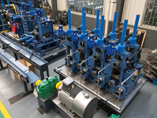 ZY20 Structural Tube Mill Machine φ10-26mm Round Steel Pipe 0.4-1.5mm 90m/min HF Welding Line
