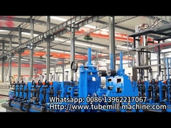 The industrial efficiency aesthetics in the pipe welding unit workshop