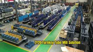 Overview of the Latest ERW Tube Mill Workshop